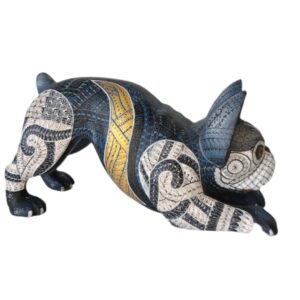Alebrije Perro Bulldog Francés-Artesanía de Oaxaca